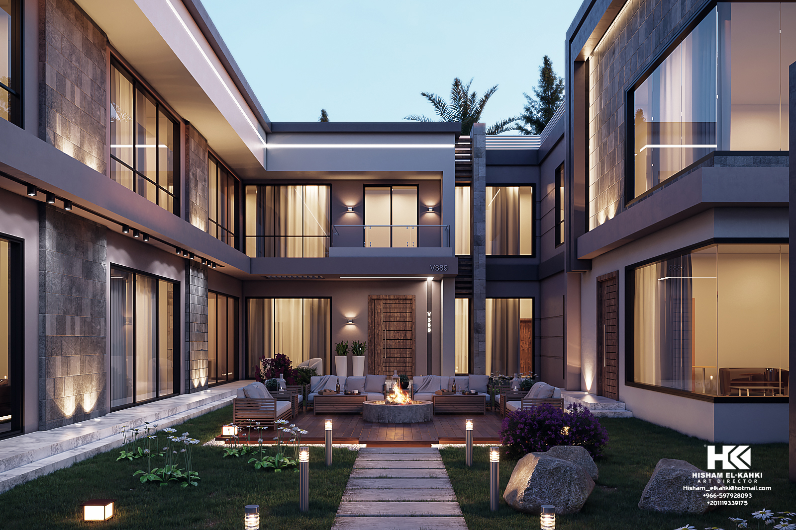 Modern Exterior Villa Design-2