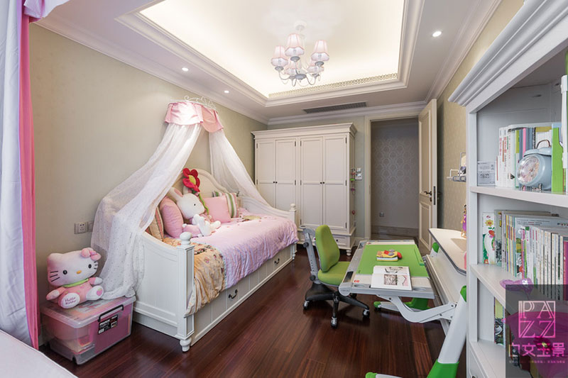 远洋公馆【爱丽丝之境】混搭风，89㎡空间色彩跳跃精灵起舞-29