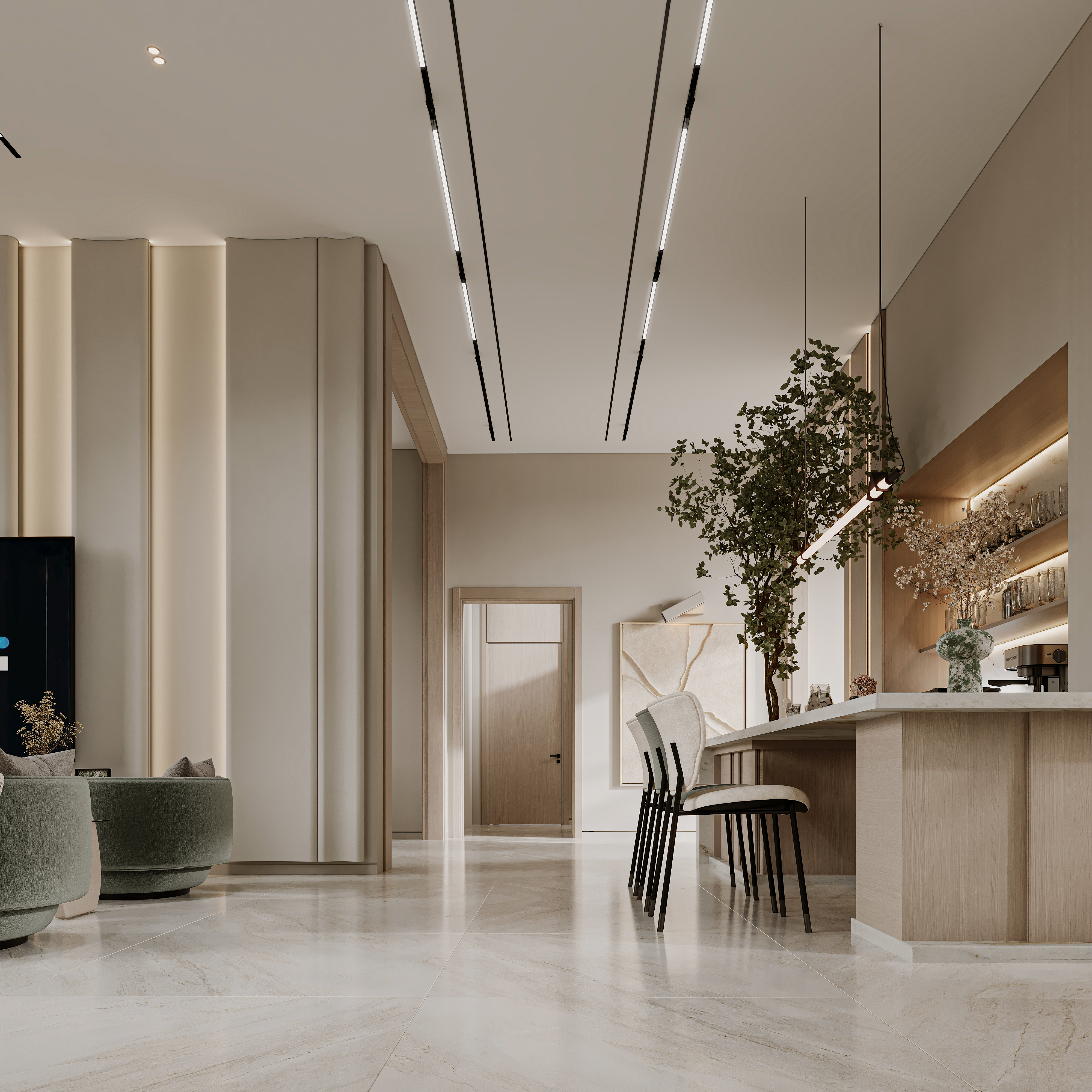 大厅室内设计丨KT_DESIGN STUDIO-30