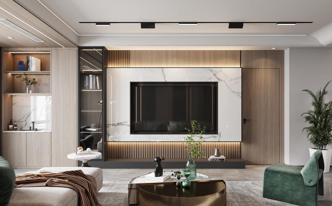 春风沐如·现代风格一体化家居设计-0