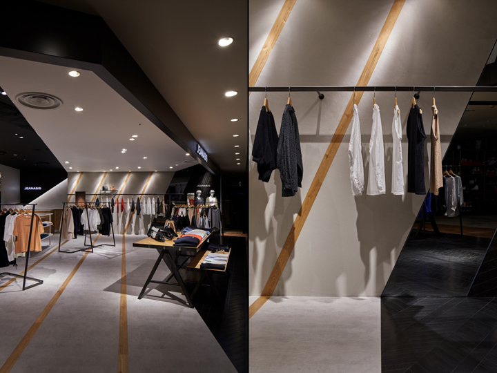 日本 JEANASIS 商店的立体对比设计-22