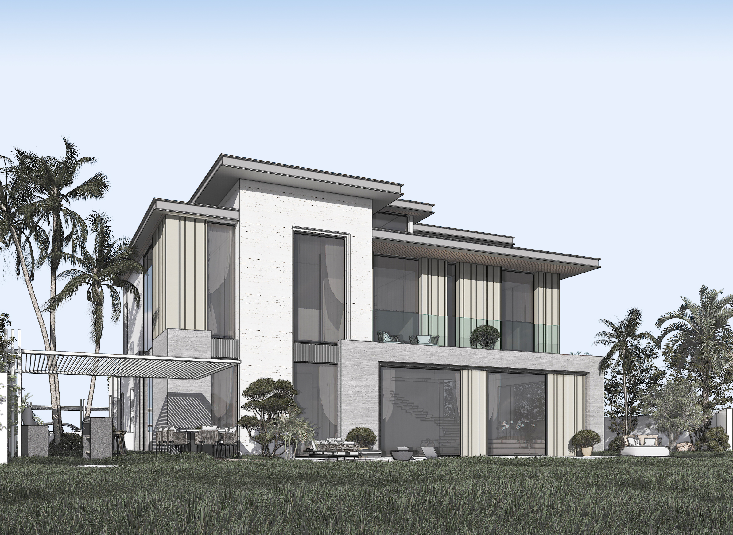 106 别墅概念建筑设计丨阿联酋迪拜丨Eleven Plus 装饰设计-13