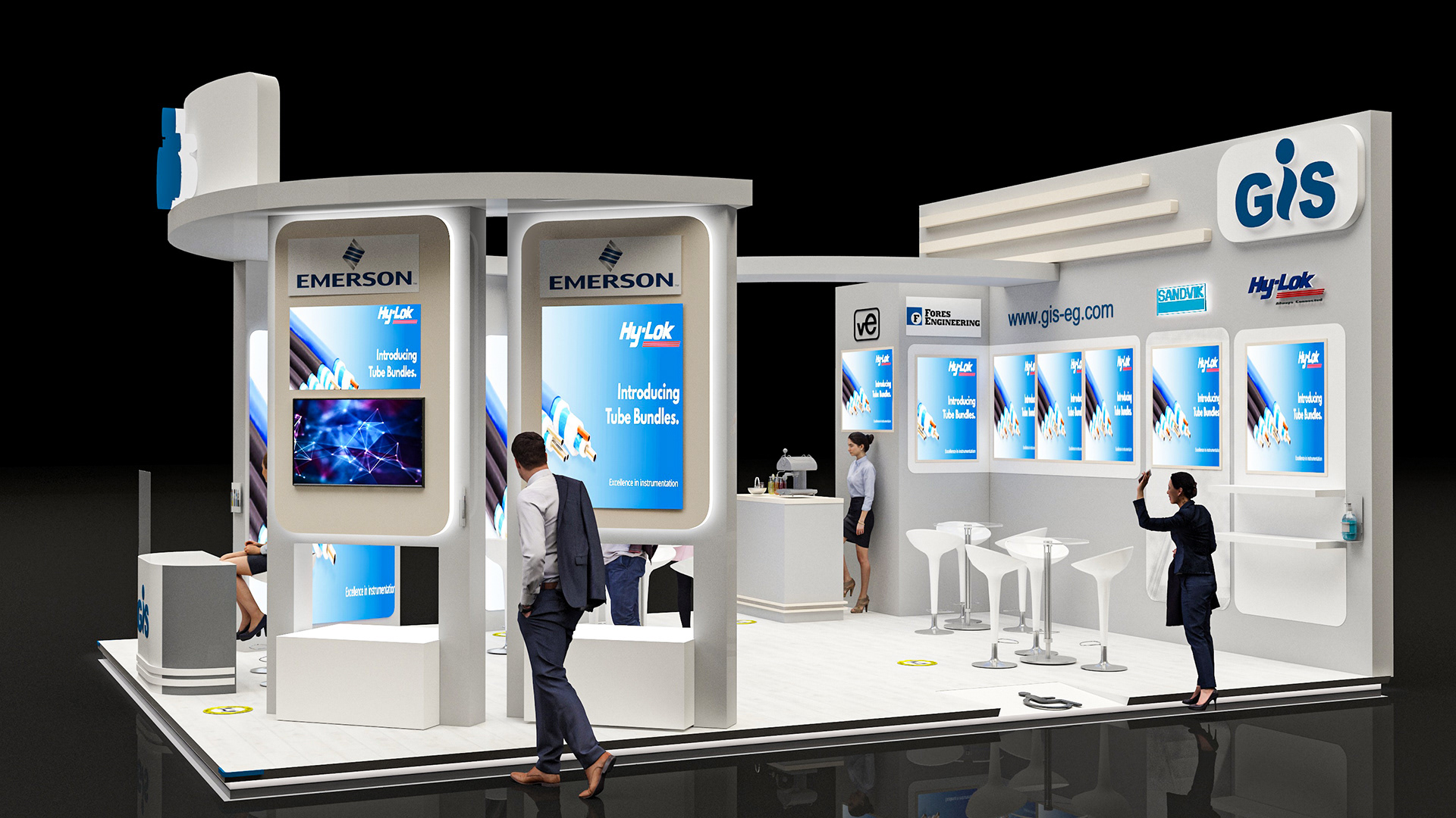 地理信息系统展位设计（2022 年埃及石油展）-4