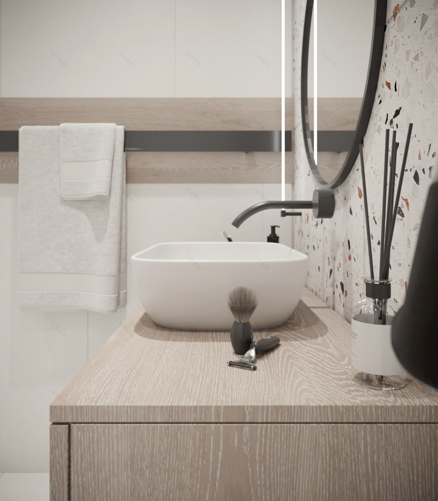 卧室室内设计丨俄罗斯莫斯科丨Alena Kokueva-15