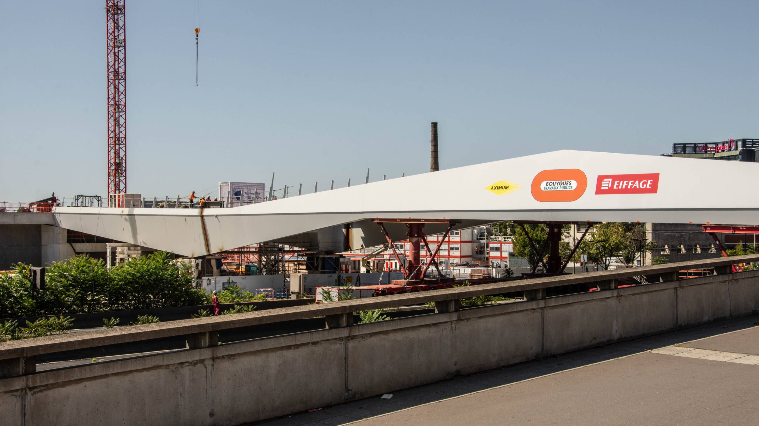 奥林匹克水上运动中心行人天桥工程-15