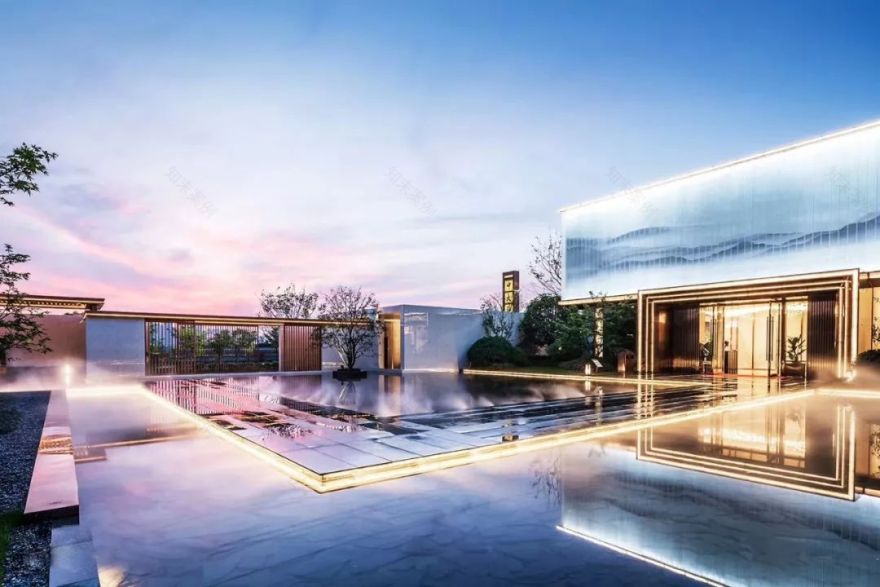 《城南胜地,人世蓬岛》 | 新东方主义写意,三进院落景观设计-47