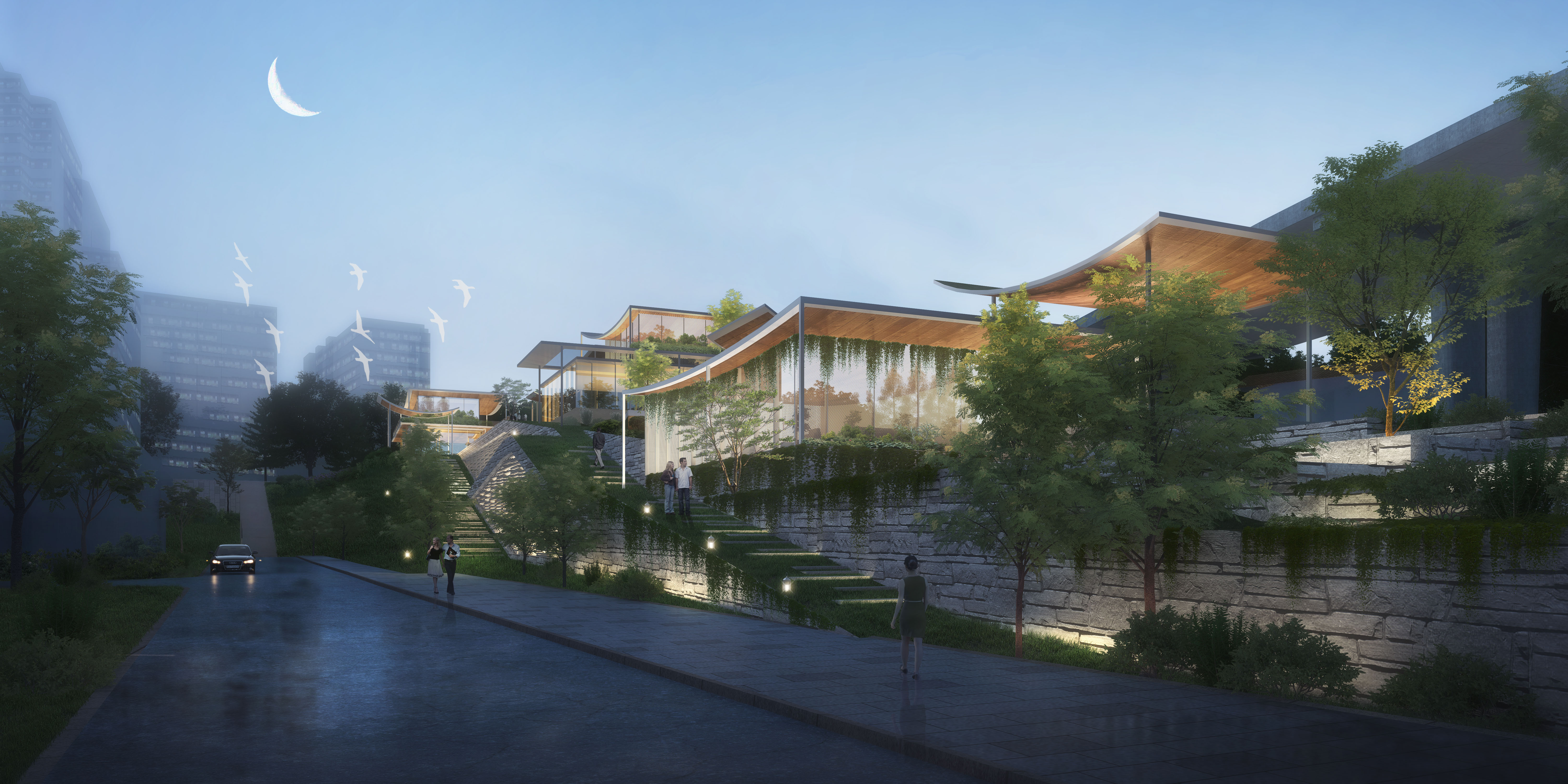 青岛聊城路停车场丨中国青岛丨gad-11