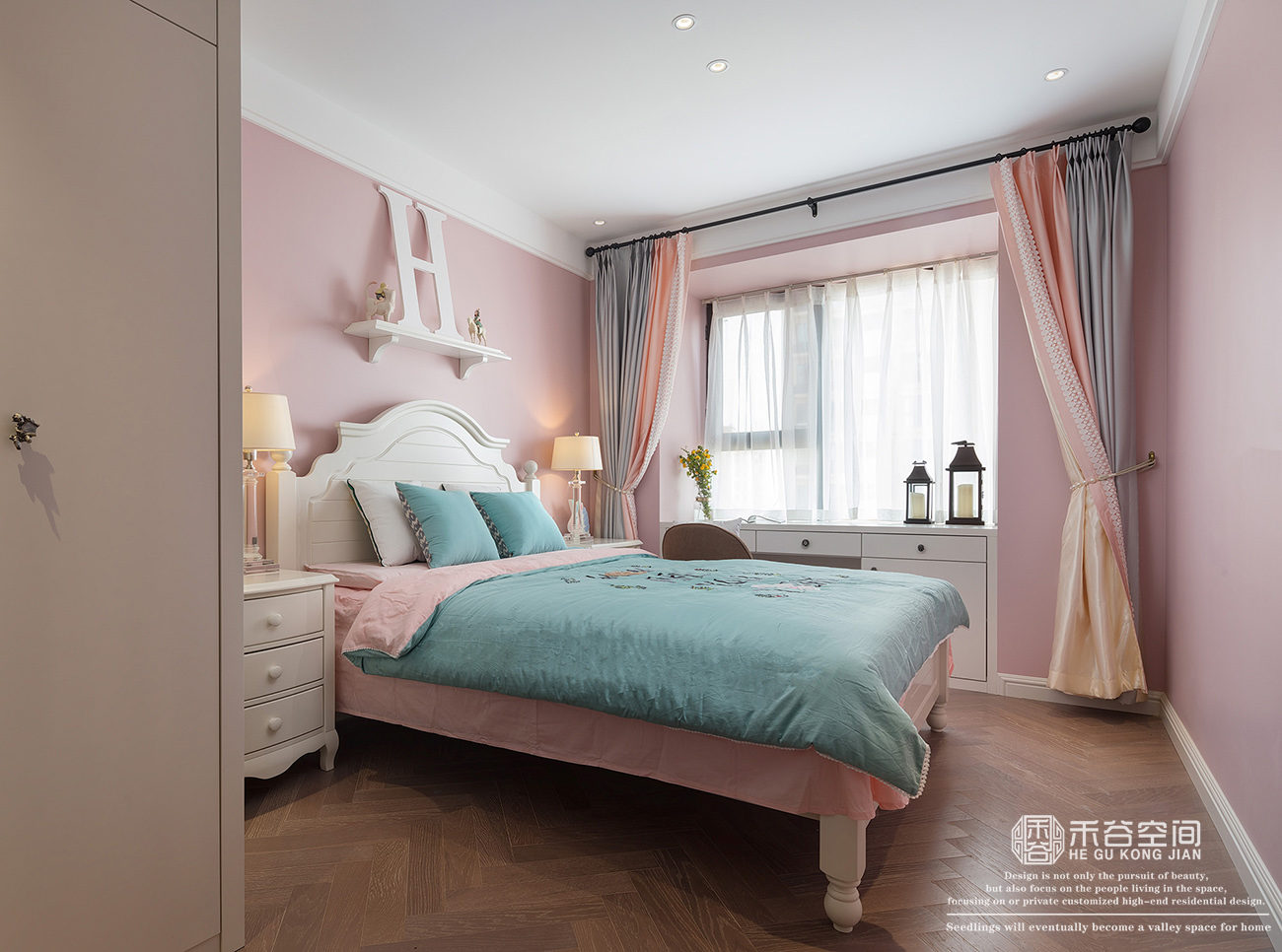 合肥世贸翡翠首府美式轻奢家居设计,打造舒适乌托邦世界-19