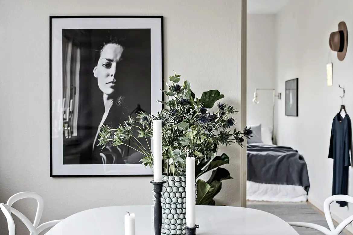 现代简约，绿色生活 | 两套不同面积的 Scandinave 风格公寓设计-6