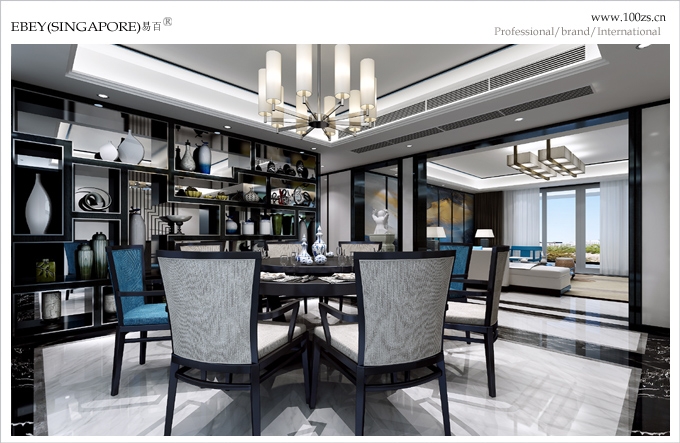 河南洛阳“江山汇”样板房设计。-5