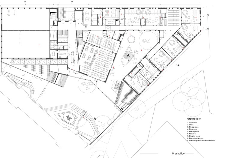 比利时 Antwerp 校园设计，绿色与教育的完美融合-15