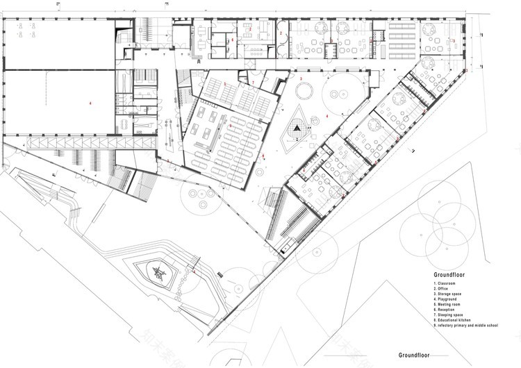 比利时 Antwerp 校园设计,绿色与教育的完美融合-15