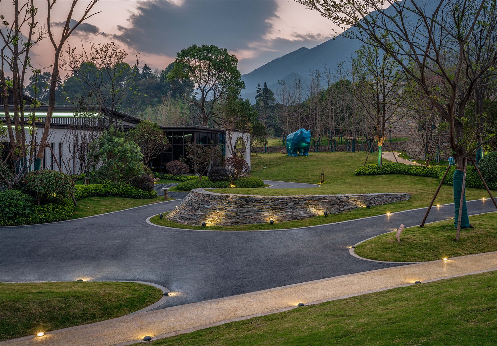 新鸥鹏庐山西海云境首开区景观-40