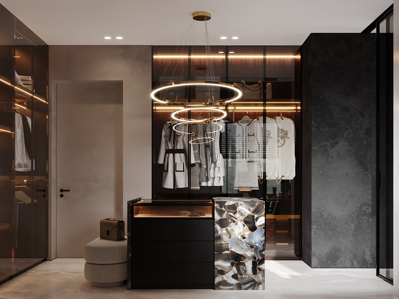 黑棕复古配色空间设计-61