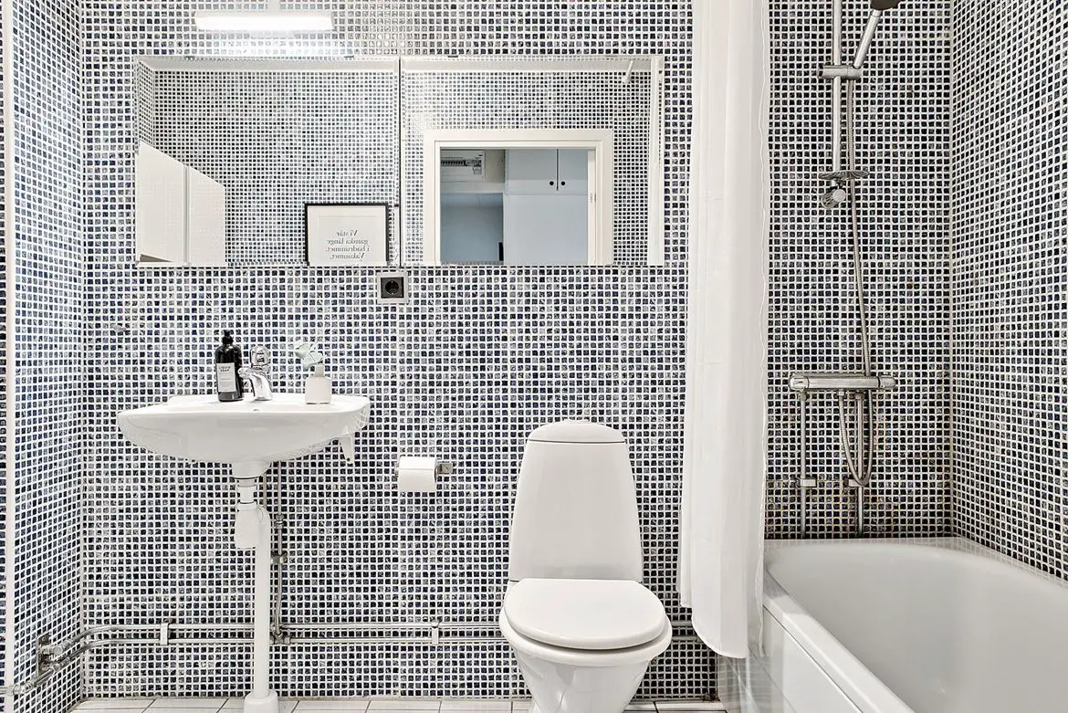 清新蓝绿引领的 84 平米单色空间逆袭-15