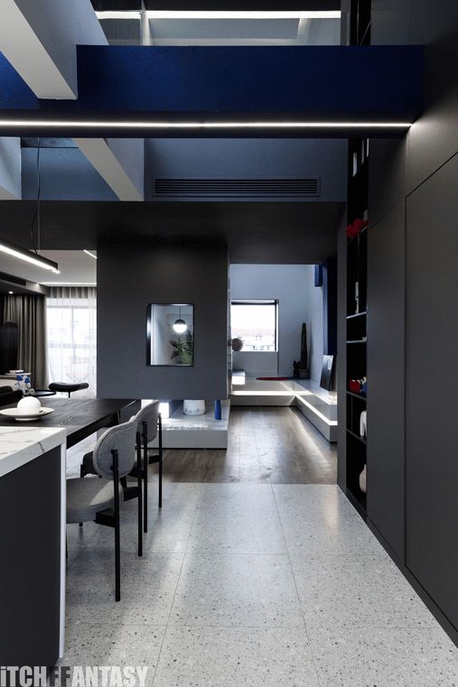 魔都小两口 210㎡大宅，悬空玻璃栈道治恐高！-98