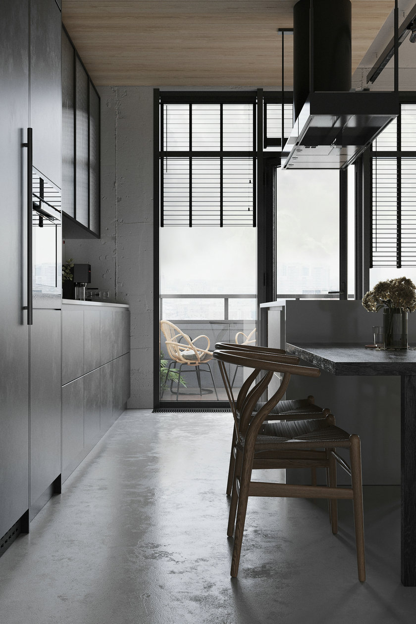 灰色系小空间公寓设计-6