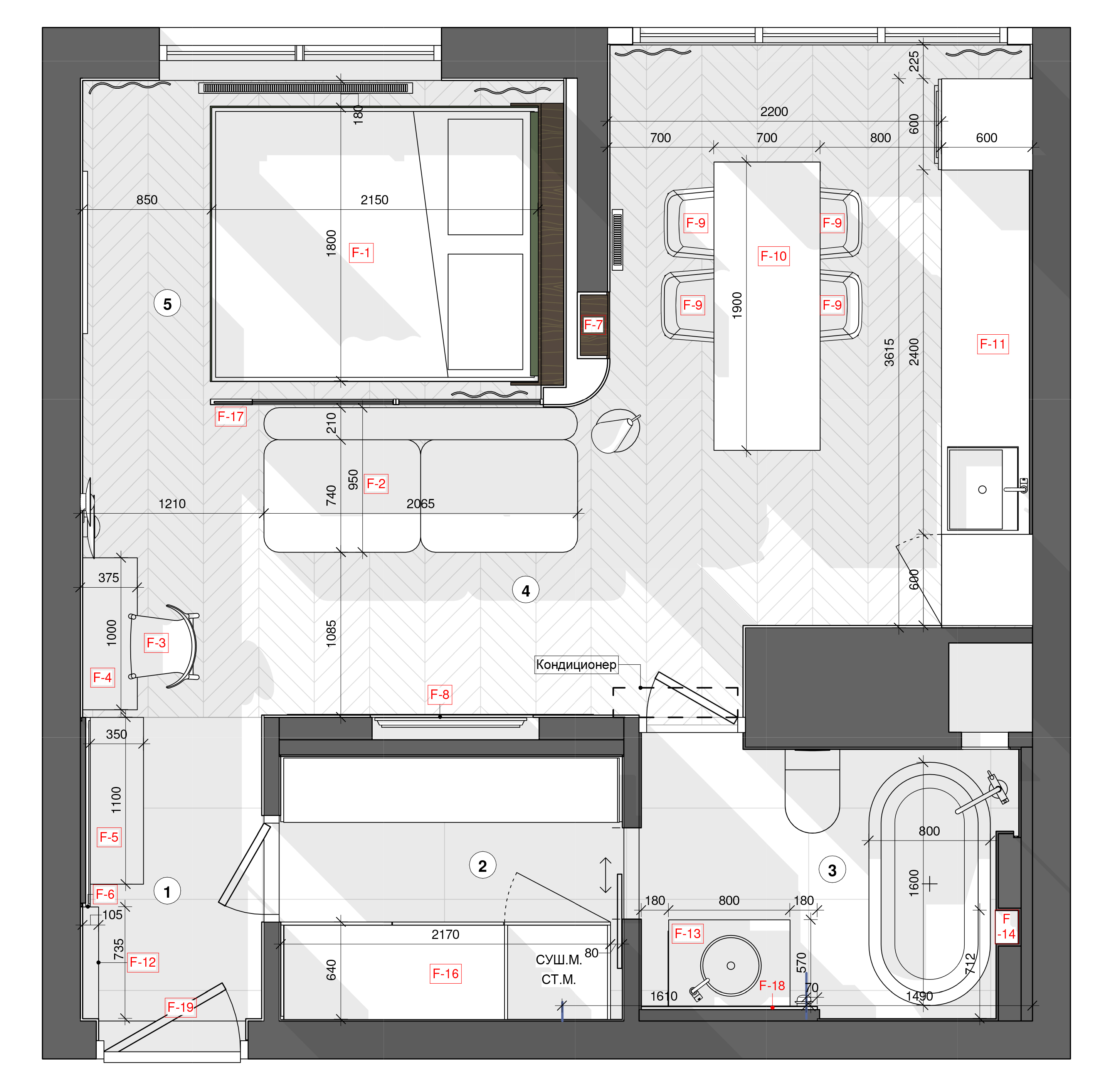 SECRET BOX 公寓设计丨俄罗斯莫斯科丨Anna Trofimova,Viktoriya Adamovich-10