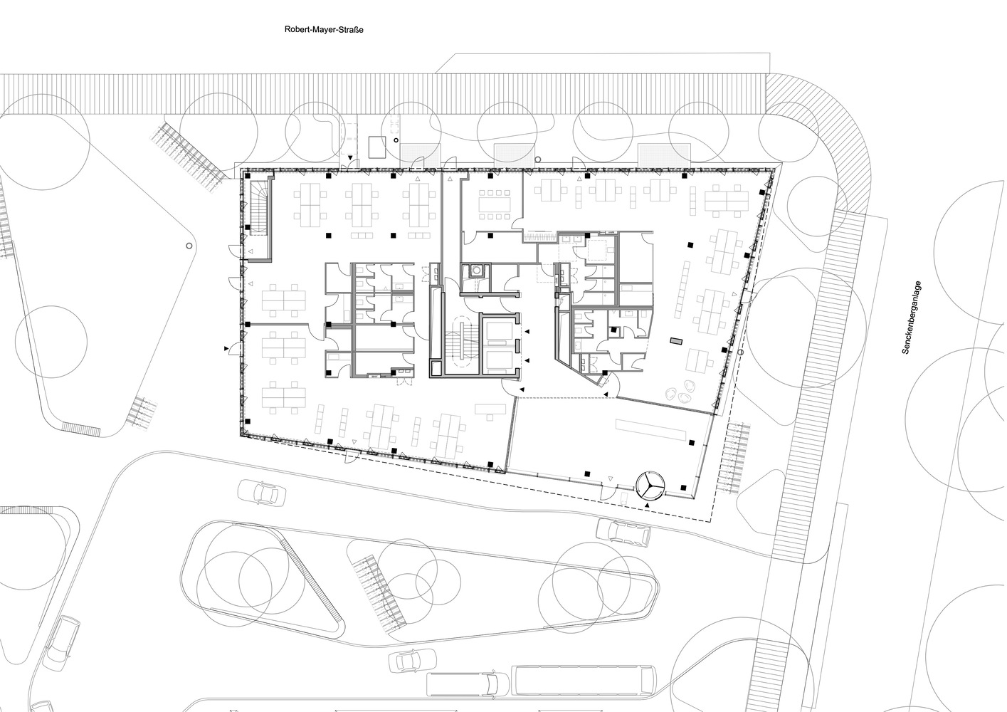 绿色生态办公建筑 Senckenberg Quarter丨Cyrus Moser Architekten-13