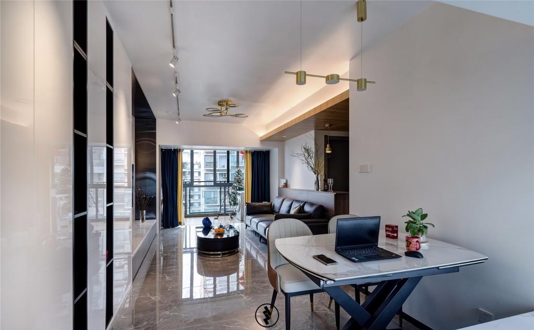 同筑设计 | 80㎡现代简约风,温馨生活的艺术-0