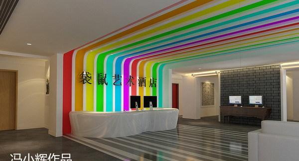 河南灵宝袋鼠艺术酒店走廊设计实录-27