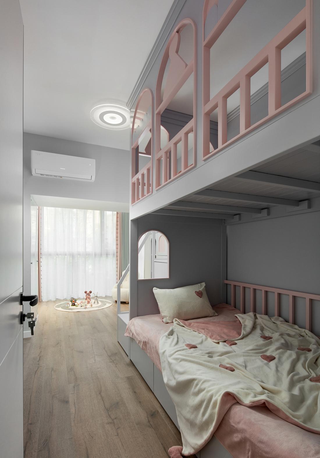 三代人的温馨爱马仕橙蓝跳色空间-23