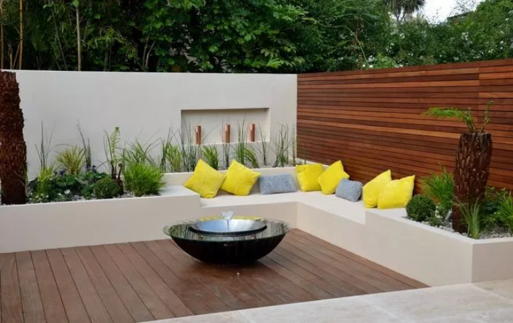 诗画般的庭院卡座设计-45