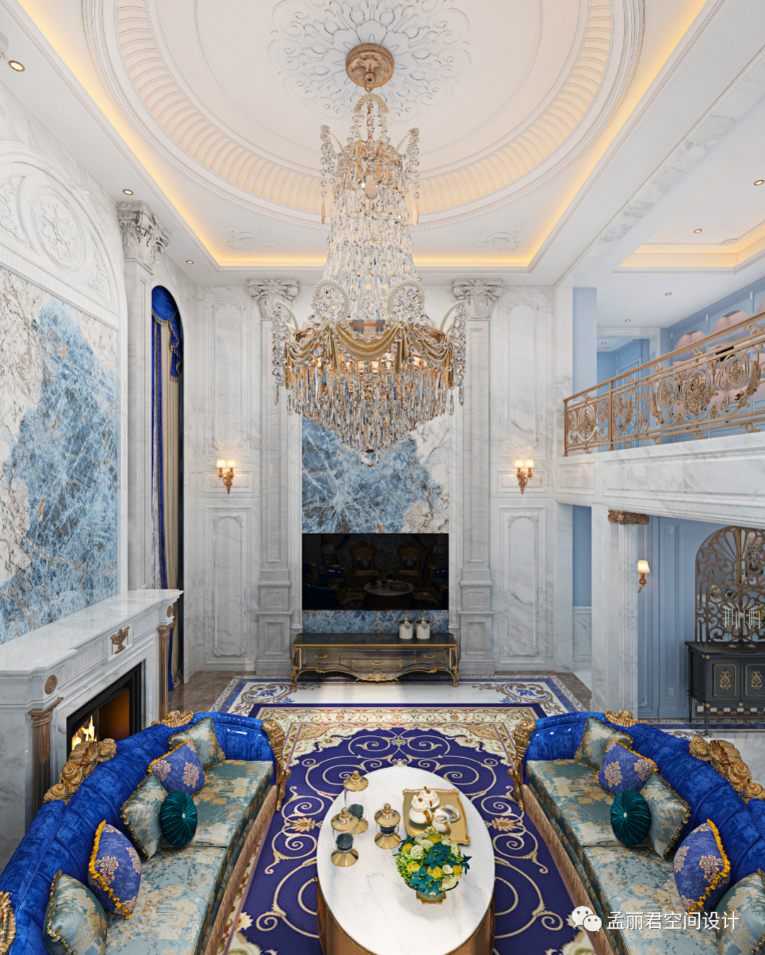 法式独幢豪宅 · 中润华侨城湖心岛二期别墅设计丨中国淄博丨孟丽君-22