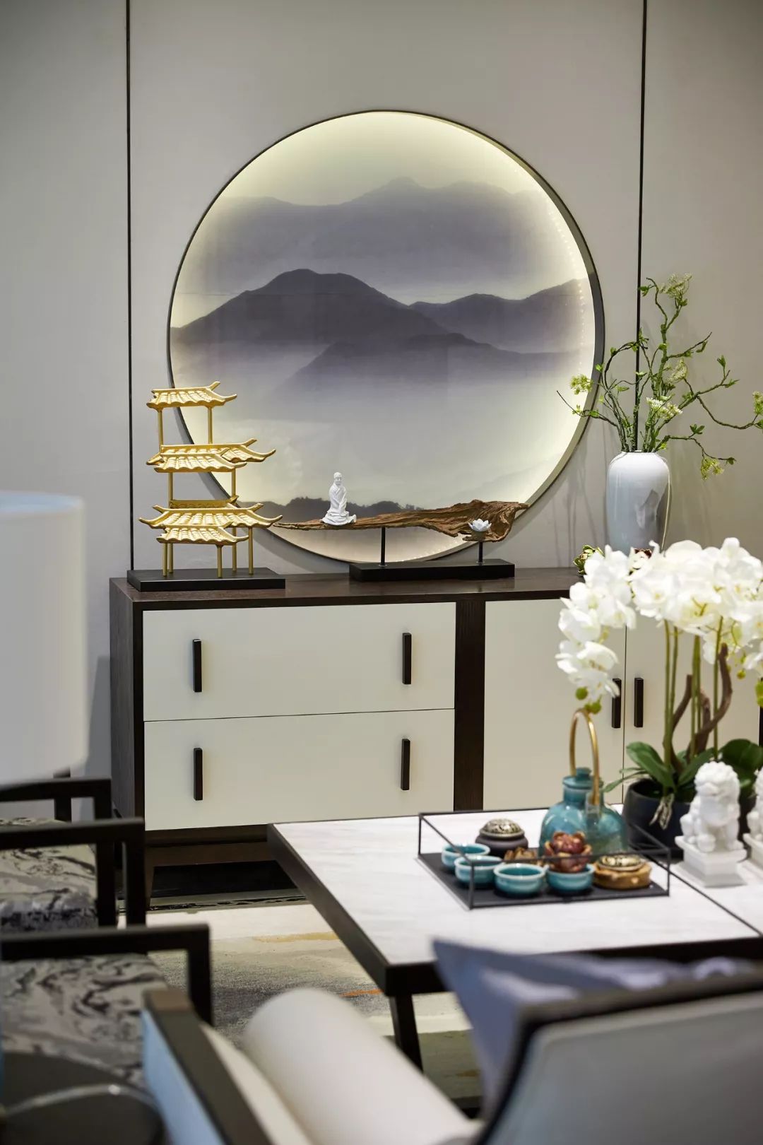 现代中式融合，绵阳九阙府 A1 户样板间-67