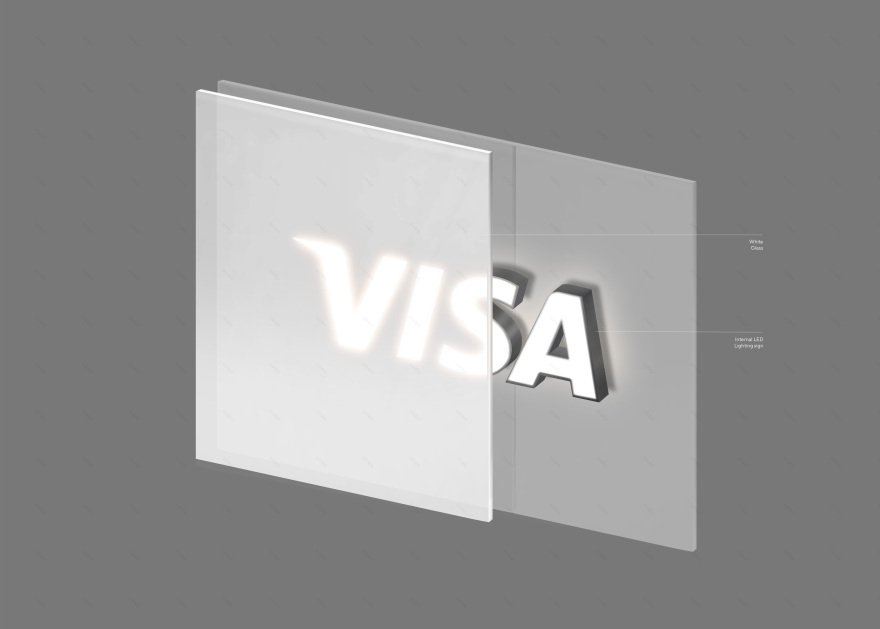 VISA 阿根廷办公室环境标识设计丨Inplace-15