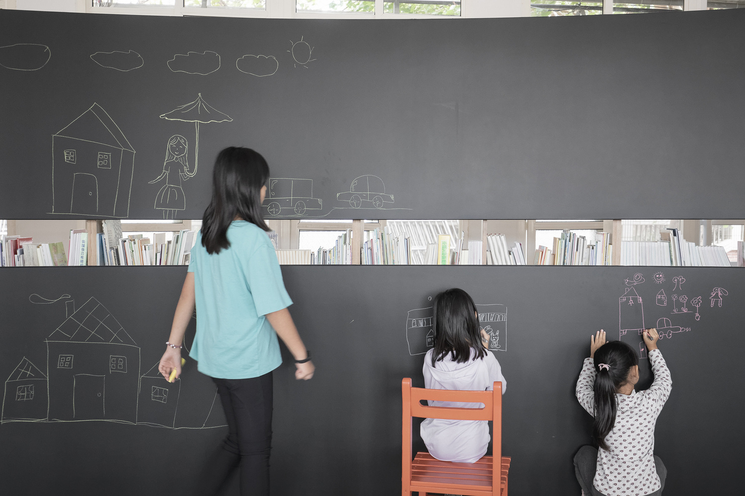 台湾蓝田小学阅读空间改造丨中国苗栗县丨Studio In2-20