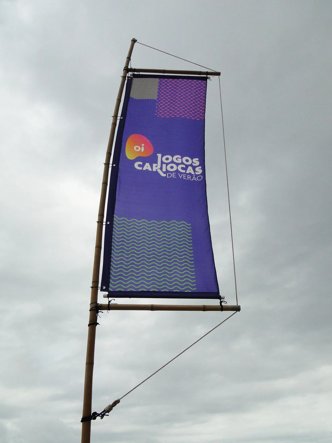 Textile bamboo structures for open-air events-31