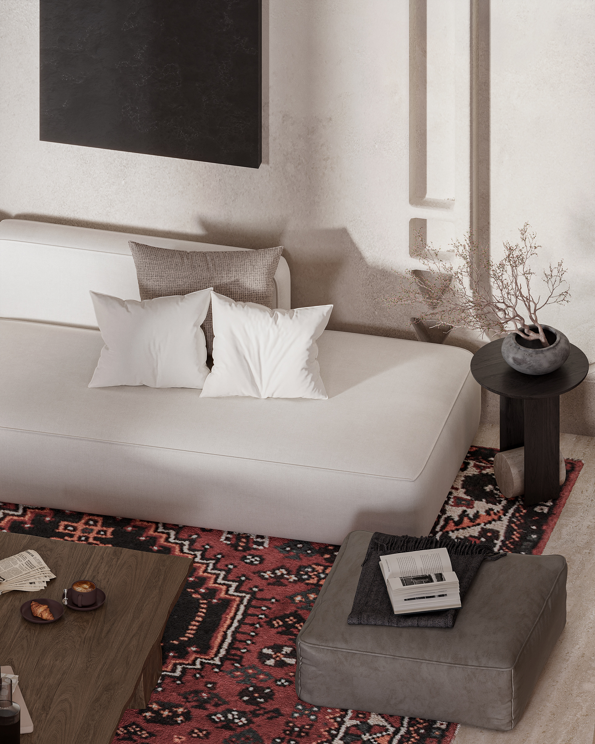 私人别墅·底层设计丨沙特阿拉伯丨Yara El Agery-7