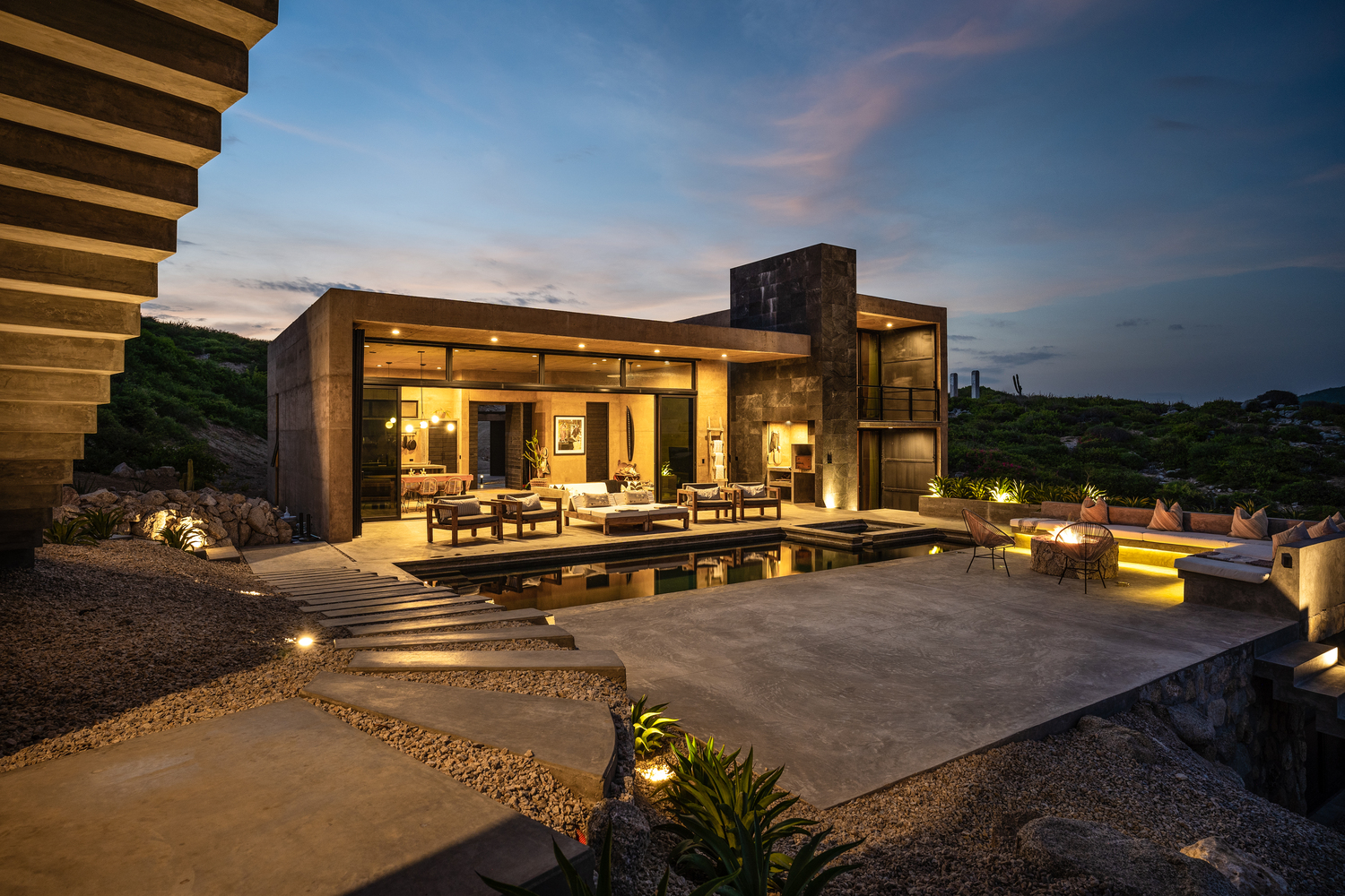 墨西哥阳光海滩现代别墅-59