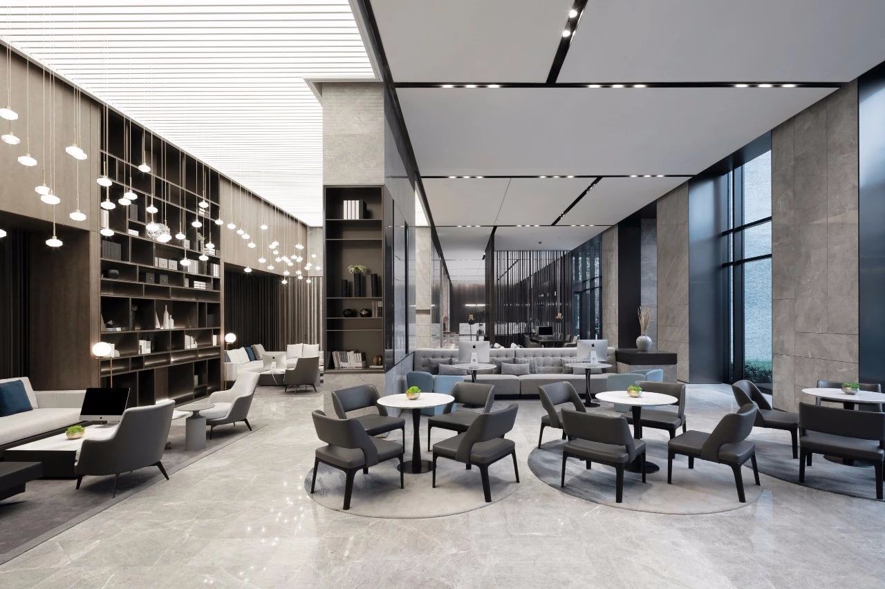 融创哈尔滨四季印象营销中心与样板房 | 东西方文化交融的现代空间设计-19