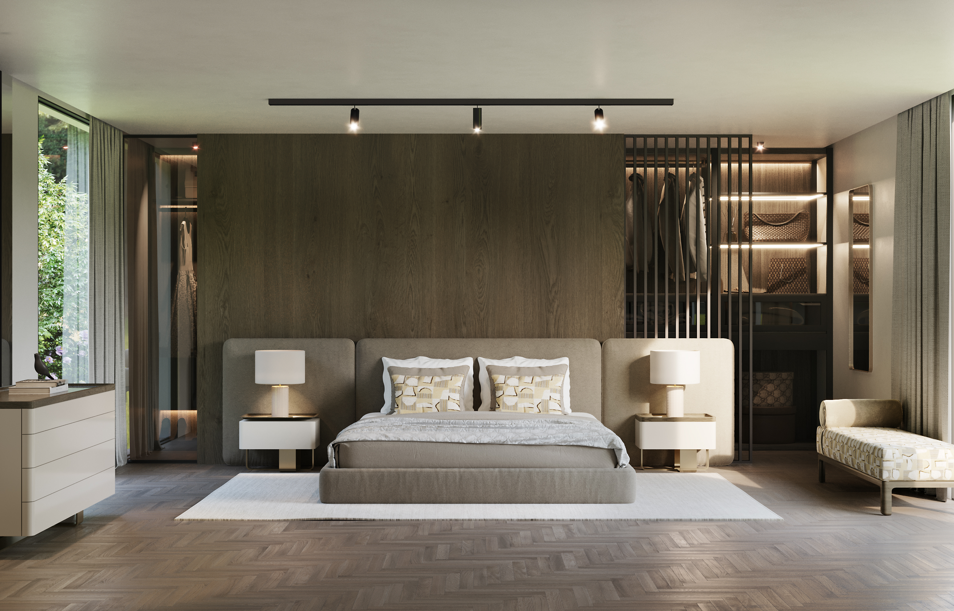 安娜·罗克室内设计公司打造的卧室-1