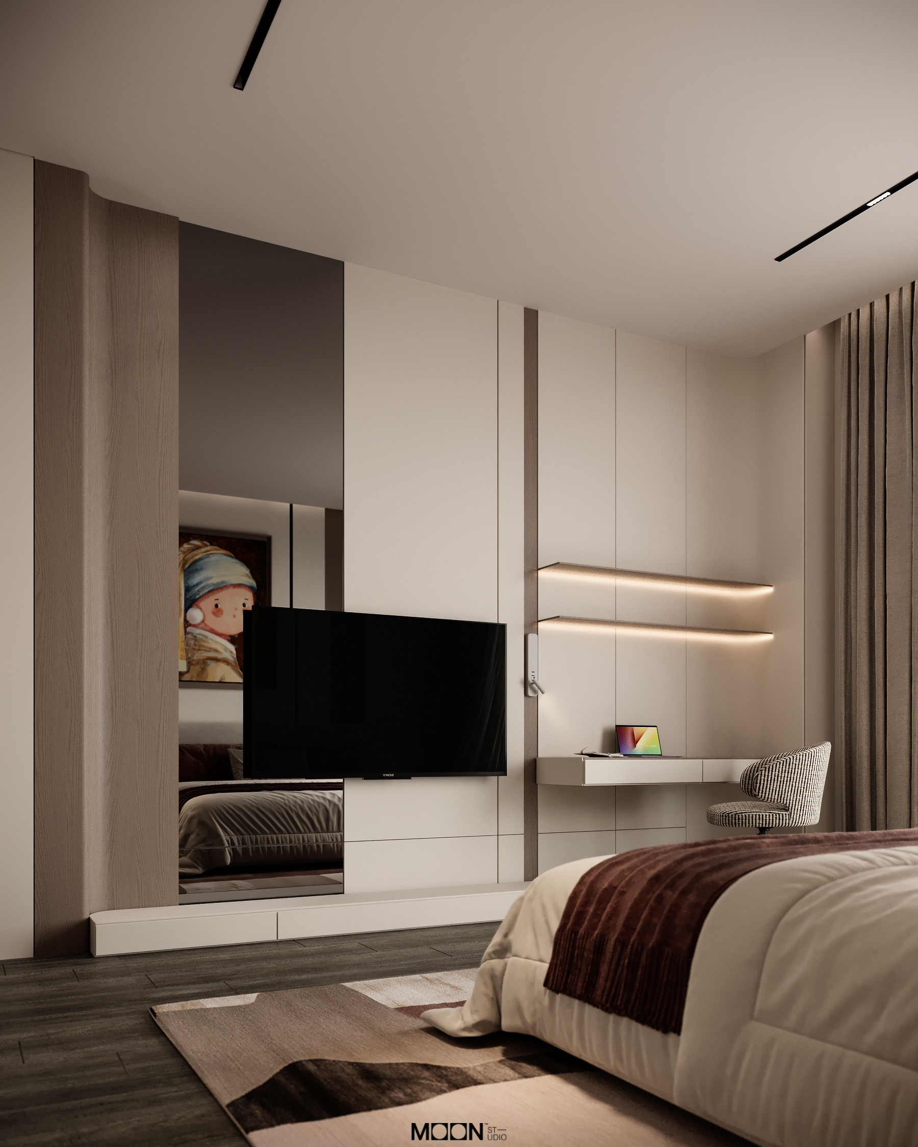 女孩房设计 · 15平方米丨阿联酋迪拜丨Moon Studio-7