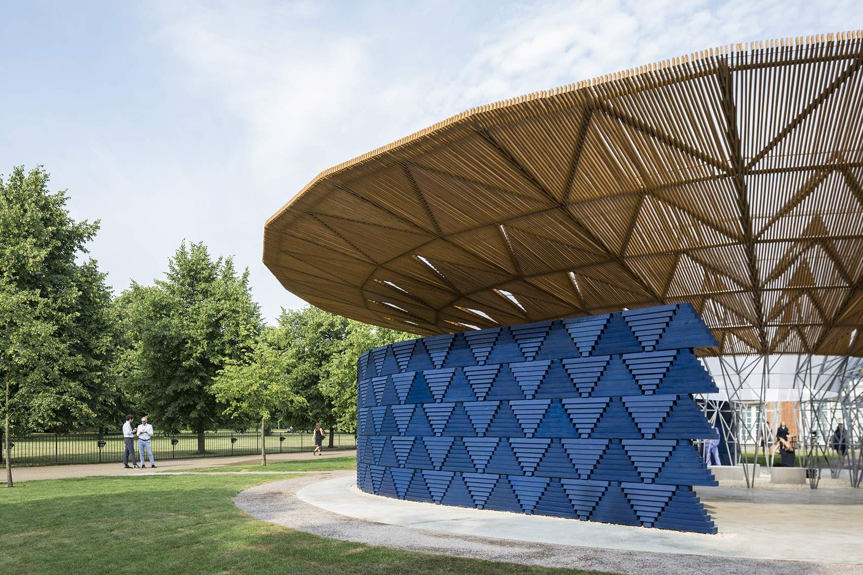 蛇形展厅2017，伦敦 / Kéré Architecture-44