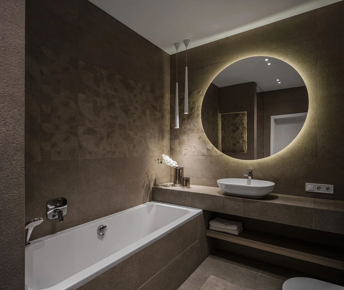 现代灰色家居设计丨乌克兰基辅丨时尚建筑师-35