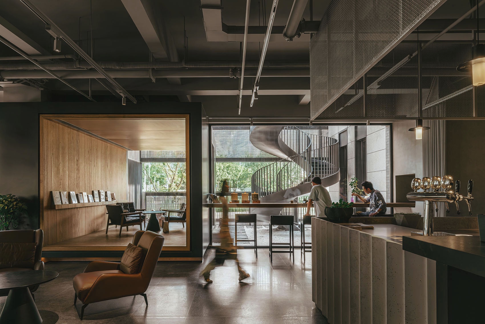 北京檀谷单向空间及十三邀小酒馆丨中国北京丨BUZZ庄子玉工作室-9