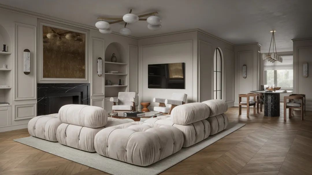 新古典主义室内设计丨法国-39