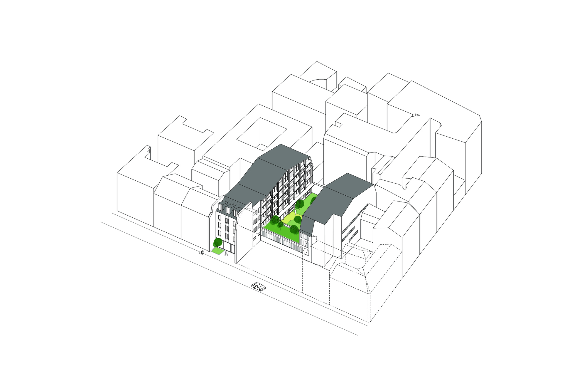 Parking Lot into Social Housing Residence丨NZI Architectes-42