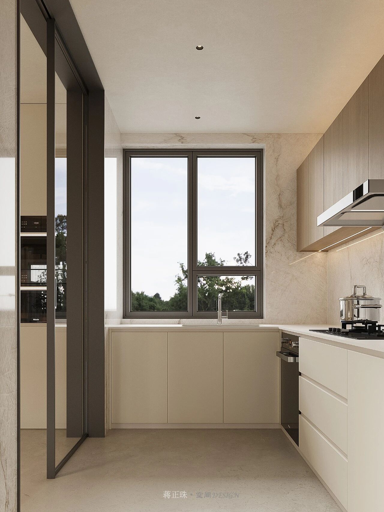 现代原木风世贸铜雀台别墅设计-45