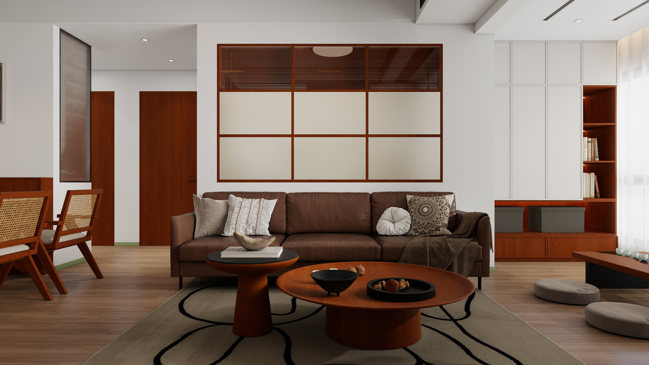 四川成都金域华府（100平方中古风三居室）-0