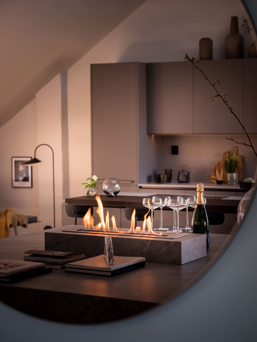 斯德哥尔摩优雅现代阁楼设计-9