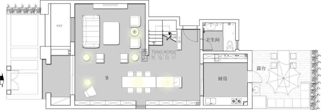 龙湖天钜底跃 · 现代简约 295㎡艺术新家丨青马别墅空间设计-38