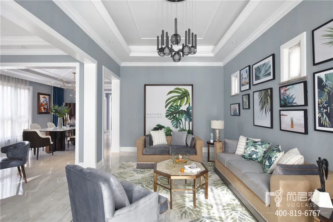 不输「李子柒的后院」！540㎡美式轻奢别墅设计，休闲舒适-61