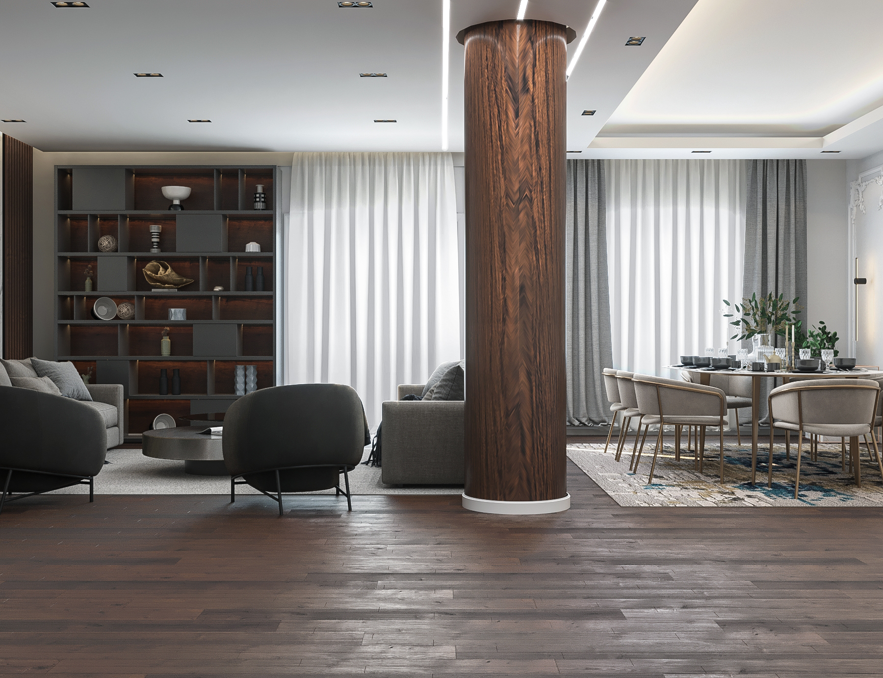 Neo Classic Reception & Dinning Area-2