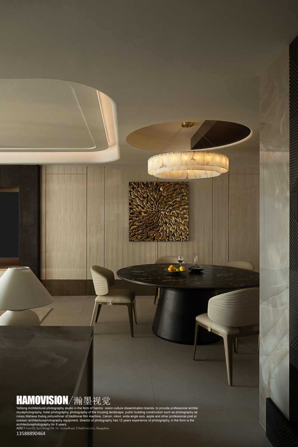 一则设计×平层案例·鎏金暗涌·壹高-35