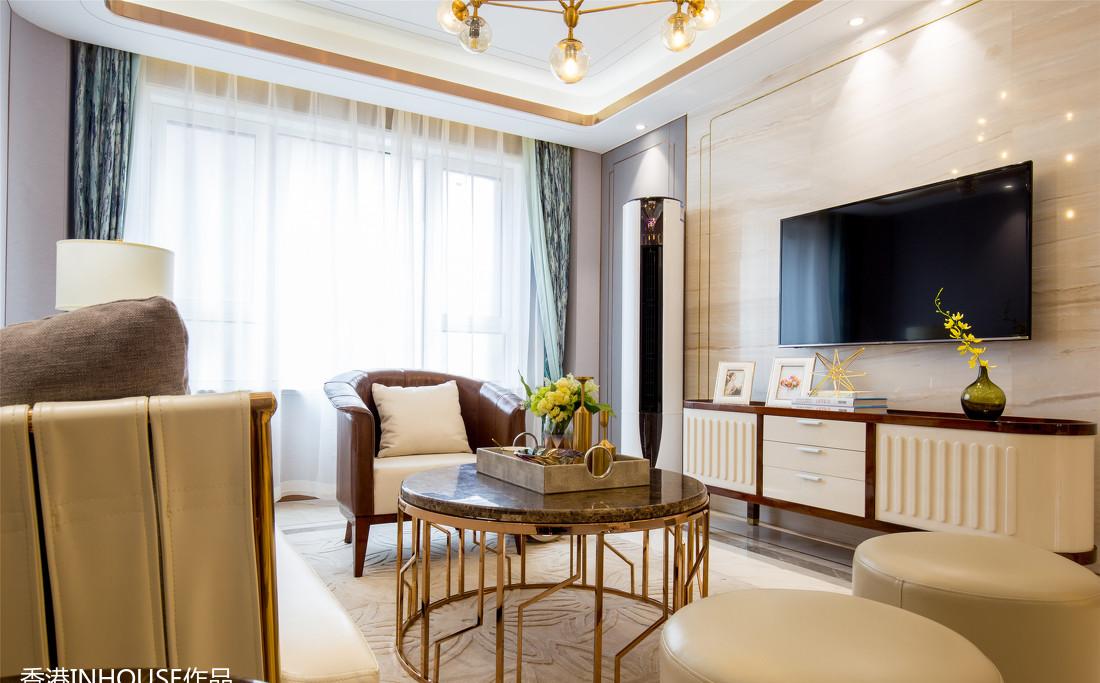 
INHOUSE设计：鑫江桂花园样板间软装 -8